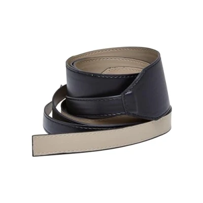 Afbeelding van Urban Classics Unisex synthetisch lederen riem riem, zwart/warm zand, S/M
