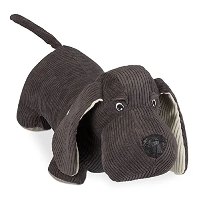 Afbeelding van Relaxdays deurstopper hond stof zware deurhouder vloer kinderkamer binnen zand