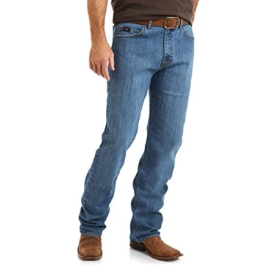 Afbeelding van Wrangler Heren Retro Corte Bota Fit ر Slim Boot Cut Jeans, Grijs, 33W / 36L
