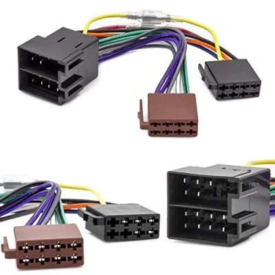 Afbeelding van Autoradio adapter kabel ISO stekker bus remote compatibel met Opel Astra F G Corsa B C