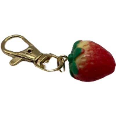 Afbeelding van Kleine Aardbei, Sleutelhanger, Sleutelbos, Vrucht, Fruit, Rood, Zoet, Smoothie, Strawberry