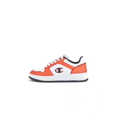 Afbeelding van Champion Rebound 2.0 LOW Unisex Basketbalschoenen voor kinderen, Maat: 40, White/koi/black Pu