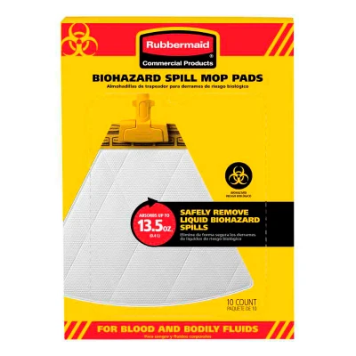 Afbeelding van Biohazard Spill Mop Navulling Pads, Rubbermaid