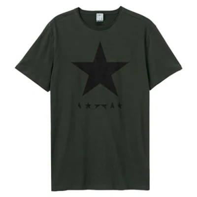 Afbeelding van Amplified Black Star T shirt voor heren/dames, uniseks, grijs (houtskool), M