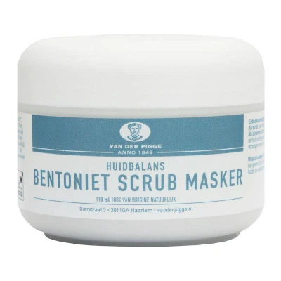Afbeelding van Van Der Pigge Huidbalans Bentoniet Scrub Masker, 110 ml