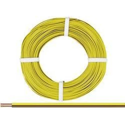 Afbeelding van Donau Elektronik 218 38 25 Draad 2 x 0.14 mm² Bruin, Geel m