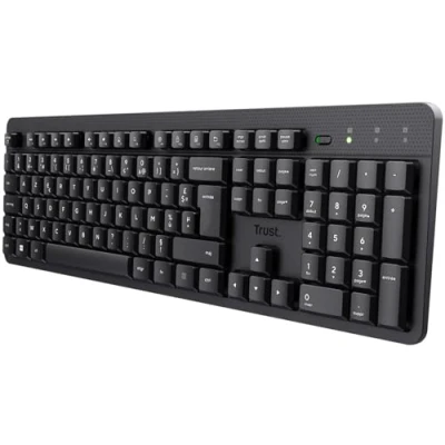Afbeelding van Trust ODY II Draadloos RF toetsenbord, AZERTY Frans, zwart