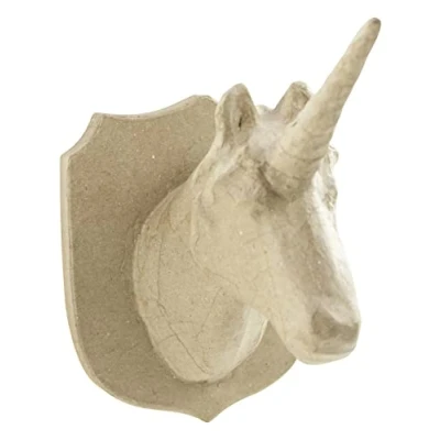 Afbeelding van décopatch Kleine Eenhoorn Trofee Hoofd Mache