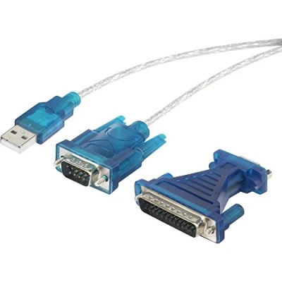 Afbeelding van Renkforce USB 1.1 Adapter [1x D sub stekker 9 polig, 25 polig 1x A] Vergulde steekcontacten