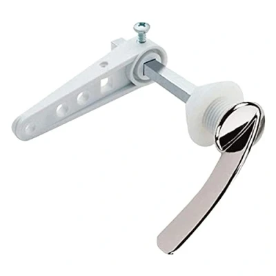 Afbeelding van Merriway BH05645 Verchroomde Vervanging Metalen Handvat Voor Toilet WC Stortbak, Wit