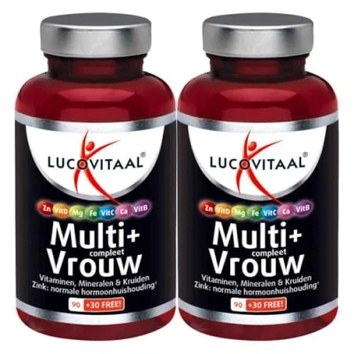 Afbeelding van 2+2 gratis: 2x Lucovitaal Multi + Compleet Vrouw 120 tabletten