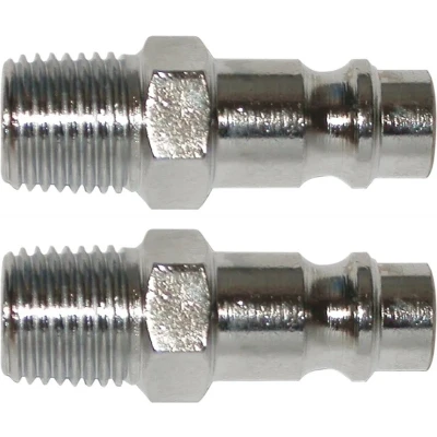 Afbeelding van CriKo insteeknippel voor compressor Euro x 3/8&quot; buitendraad 2 stuks