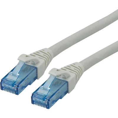 Afbeelding van Netwerkkabel Cat6a U/UTP 15 meter (100% koper, LSZH, Grijs)