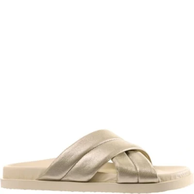Afbeelding van Hogl 100821 Dames slippers Kleur: Metallics Maat: 40