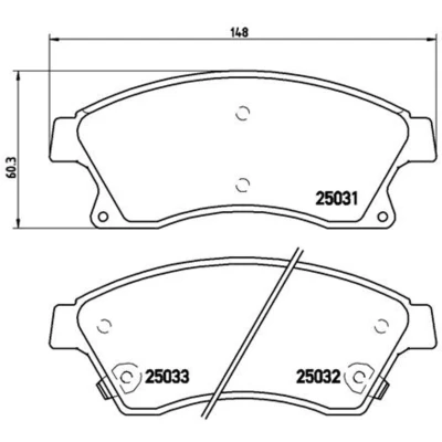 Afbeelding van Brembo Remblokset P 59 076