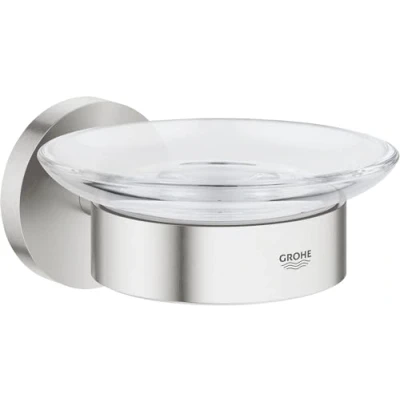 Afbeelding van Grohe Essentials zeepschaal met houder supersteel