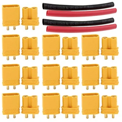 Afbeelding van LinsyRC Amass XT30U mannelijke stekkeradapters voor RC Lipo accu (XT30U) 10 paar