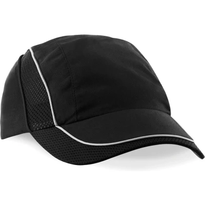 Afbeelding van Beechfield Coolmax® Flow Mesh Cap Zwart