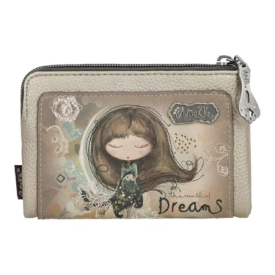 Afbeelding van Anekke portemonnee Real Flexible RFID Wallet Multicolor veelkleurig