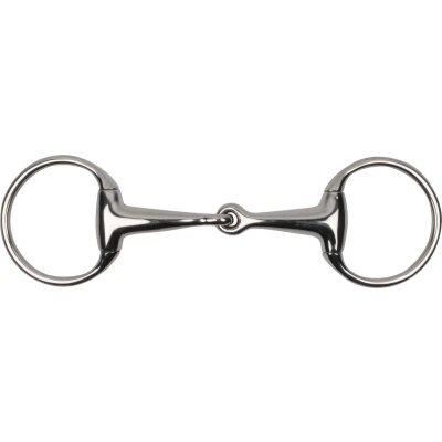 Afbeelding van Harrys Horse Pagony massieve rvs bustrens grijs maat:13.5