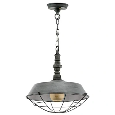 Afbeelding van EGLO Chepstow hanglamp E27 1 lichts antiek zilver