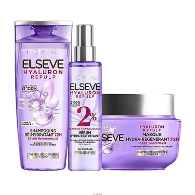 Afbeelding van L&#039;Oréal Paris Elsève Hyaluron Repulp De routine van gedehydrateerd haar