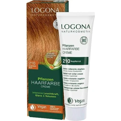 Afbeelding van Logona Color Creme Koperrood 210, 150 ml