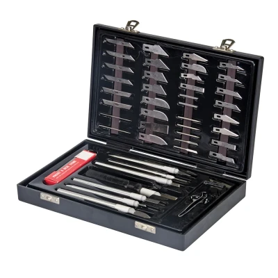 Afbeelding van Silverline 51 delige hobbymessen set