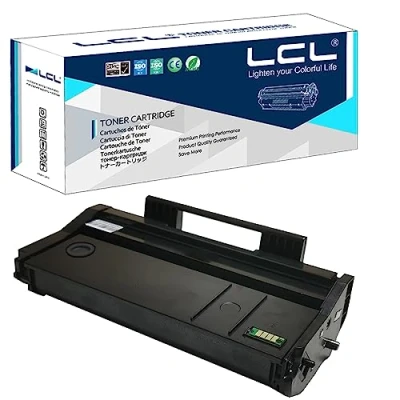 Afbeelding van LCL Compatibele tonercartridge 407166 407165 SP100E SP112SU SP112SF SP112 (1 zwart) vervanging voor Ricoh Aficio SP 100 100SU 100SF 100E