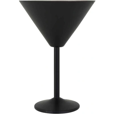 Afbeelding van Martini Glas RVS Zwart 35 cl