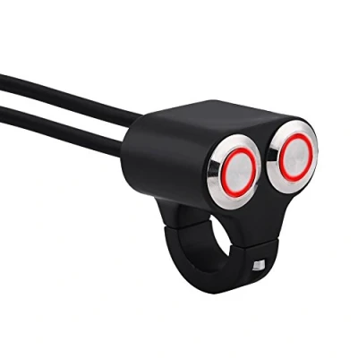 Afbeelding van 7/8 Inch 22mm motorfiets Stuur Schakelaar, Universele Motorbike Brake Fog Koplamp handvat On/Off Grip Schakelaars (Type D)