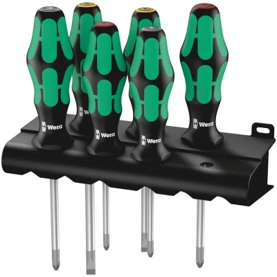 Afbeelding van Wera kraftform plus 6 delige schroevendraaierset 335/350/355/6 Rack
