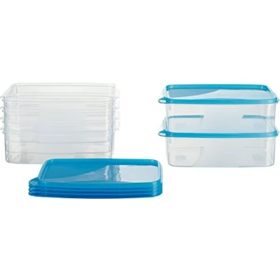 Afbeelding van Vershouddoos vriezer Oostenrijk Quality 23x15x7,5cm 2l rechthoekig (6 stuks) blauw