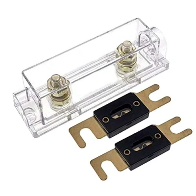 Afbeelding van ETOPARS 200A Vergulde ANL Zekeringhouder, Auto Stud zekeringen, AMP Gouden Zekeringhouder voor Auto, Audio Zekering Geschikt 0 2 4 Gauge Draad