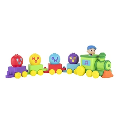 Afbeelding van CoComelon CMW0337 Mitsing Buchstabenzug mit Musik und exklusiver JJ Spielfigur, offizielle deusche Sprachversion