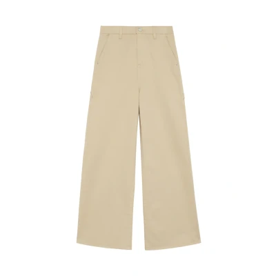Afbeelding van s.Oliver MIT WIDE LEG UND Verstellbarem BUND Broek voor kinderen, Maat: 170xREG, Sandstein
