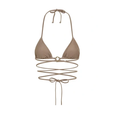 Afbeelding van Lascana Triangle Bikinitop, Dames, Maat: 36xC/D, Stone