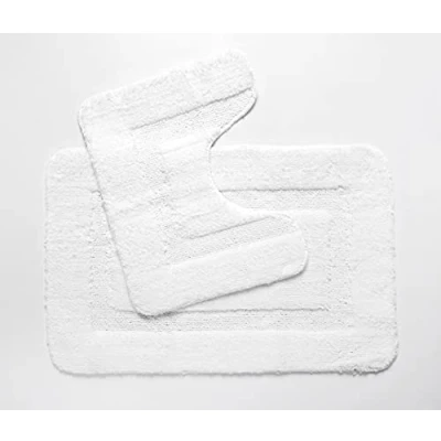 Afbeelding van Penguin Home Badmat &amp; Contour Sets, 100% Micropolyester stapel, Wit, Doos 50x80 50x40 cm