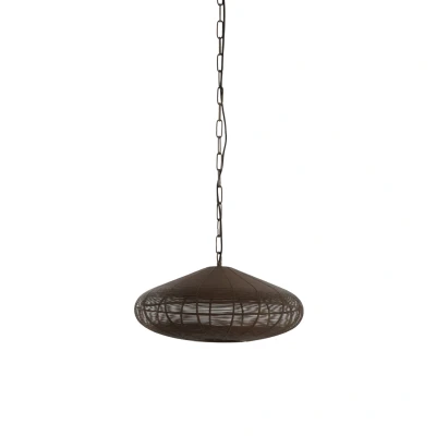 Afbeelding van Light &amp; Living Bahoto hanglamp Ø60x23 cm mat donkerbruin Metaal