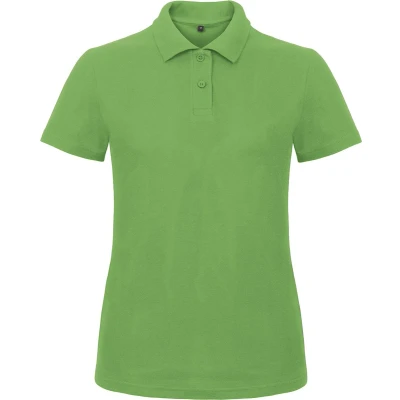 Afbeelding van Dames Polo ID.001 Groen merk B&amp;C maat XXL