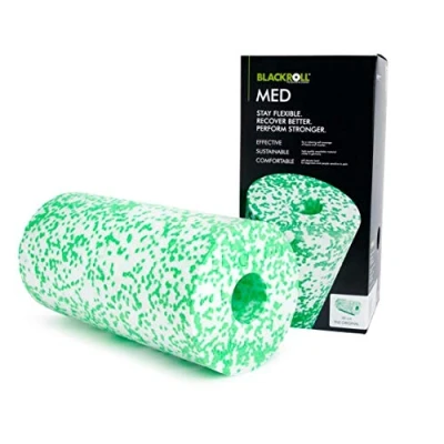 Afbeelding van Blackroll MED Foam roller zacht voor beginners en ouderen 30 cm Groen/Wit