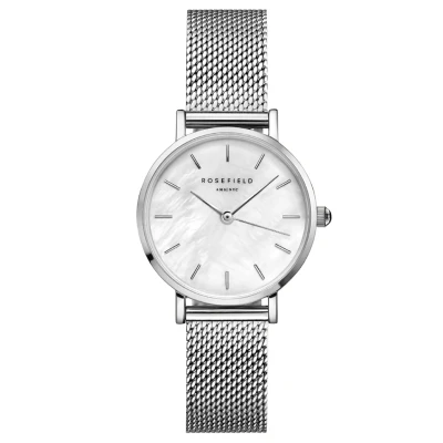Afbeelding van Rosefield dames Horloge 26WS 266 in de kleur Zilver