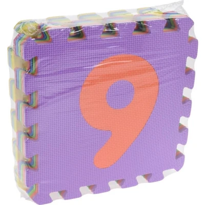Afbeelding van Puzzelmat cijfers Foam 9 delig