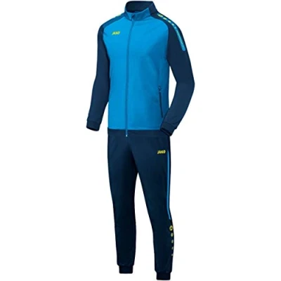 Afbeelding van JAKO Champ trainingspak voor heren, polyester, blauw/marine/neongeel, S