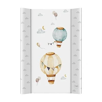 Afbeelding van Ceba Baby® aankleedkussen 2 wiggen voor babybed 70 x 50 cm met Oeko Tex Standard 100 Made in EU waterdicht en afwasbaar ballonnen