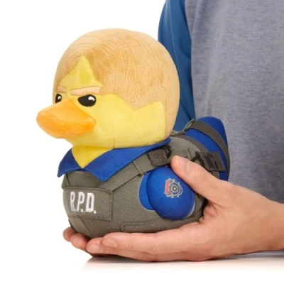 Afbeelding van TUBBZ Pluche: Leon Kennedy Resident Evil Cosplaying rubberen eend zacht pluche verzamelspeelgoed