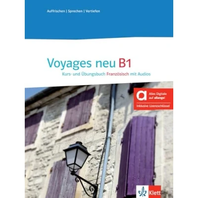 Afbeelding van Voyages neu B1 Hybride Ausgabe allango: Französisch für Fortgeschrittene. Kurs und Übungsbuch mit Audios inklusive Lizenzschlüssel allango (24 Monate)