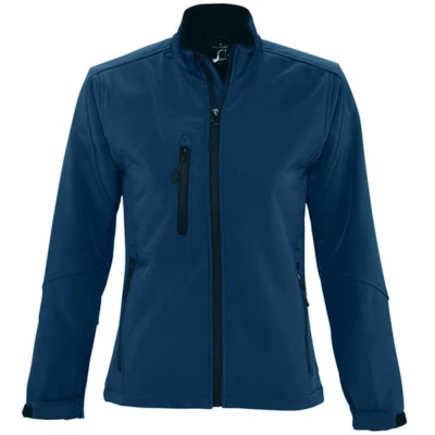 Afbeelding van SOLS Dames/dames Roxy Soft Shell Jacket (ademend, Winddicht En Waterbestendig) (Afgrond Blauw) Maat 2XL