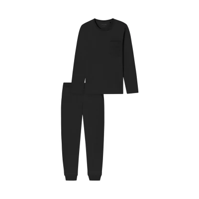 Afbeelding van SCHIESSER Pyjama lang zwart
