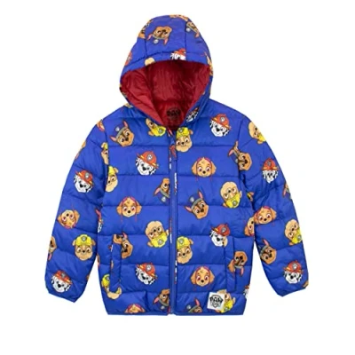 Afbeelding van Paw Patrol Jongens Jas Chase Rubble Blauw 116